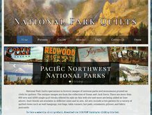 Tablet Screenshot of nationalparkquilts.com